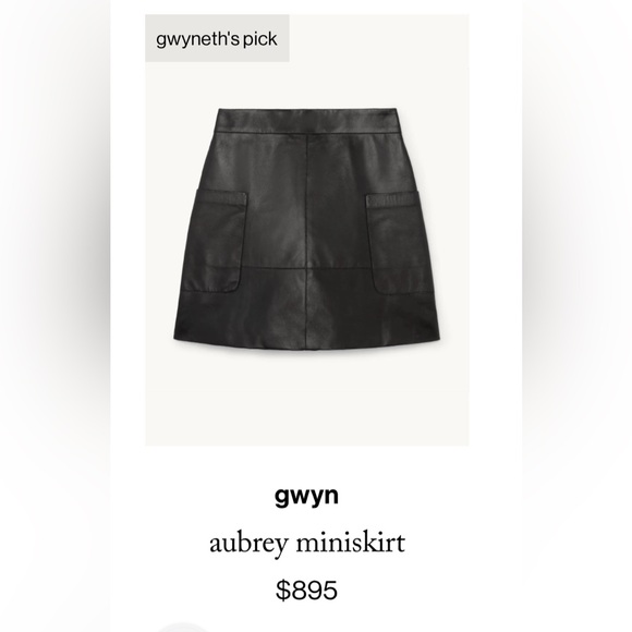 Goop Dresses & Skirts - Goop GWYN Aubrey Black Mini Skirt